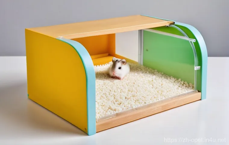 햄스터 용품 세트 추천 - Prompt 1: A Thriving Hamster Haven**