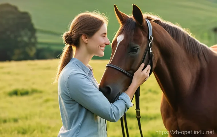 말 조련 전문가 인터뷰 - Prompt 1: A Gentle Connection in the Pasture**